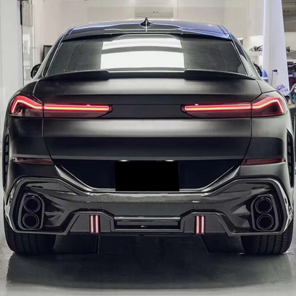 Rear Trunk Spoiler Carbon Fiber V1 for BMW X6 G06 2019- - image 2