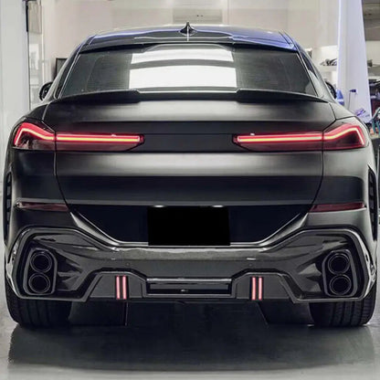 Rear Trunk Spoiler Carbon Fiber V1 for BMW X6 G06 2019- - image 2