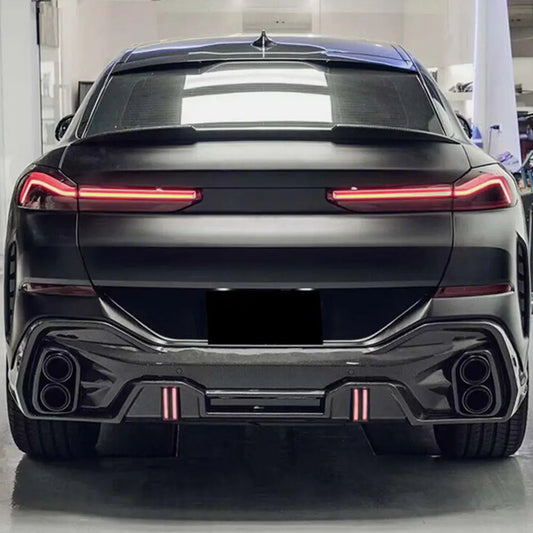 Rear Trunk Spoiler Carbon Fiber V1 for BMW X6 G06 2019- - image 2