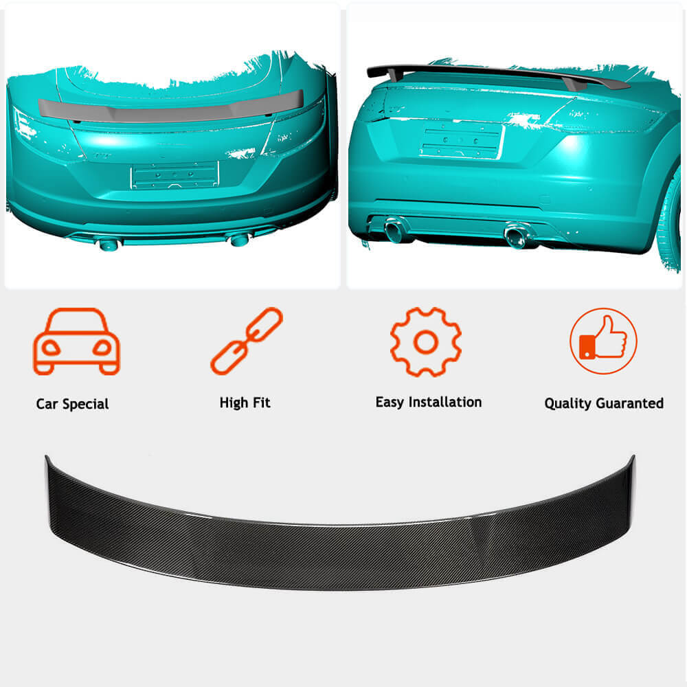 Spoiler V1 (Carbon) for Audi TT 2014-2023 - image 2