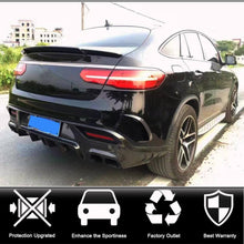Rear Bumper Carbon Trim for GLE 350/GLE450/GLE63 2019-2023 for Mercedes GLE coupe C292 2015-2019 - image 2