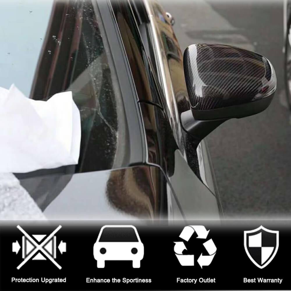 Mirror covers (2018-2021, Carbon) for Mercedes A-class W177 2018↗ - image 2