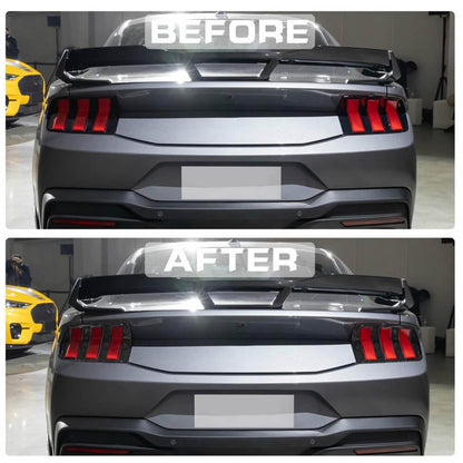 Covers for rear lights (Carbon) for Ford Mustang 2024- gg. - image 2