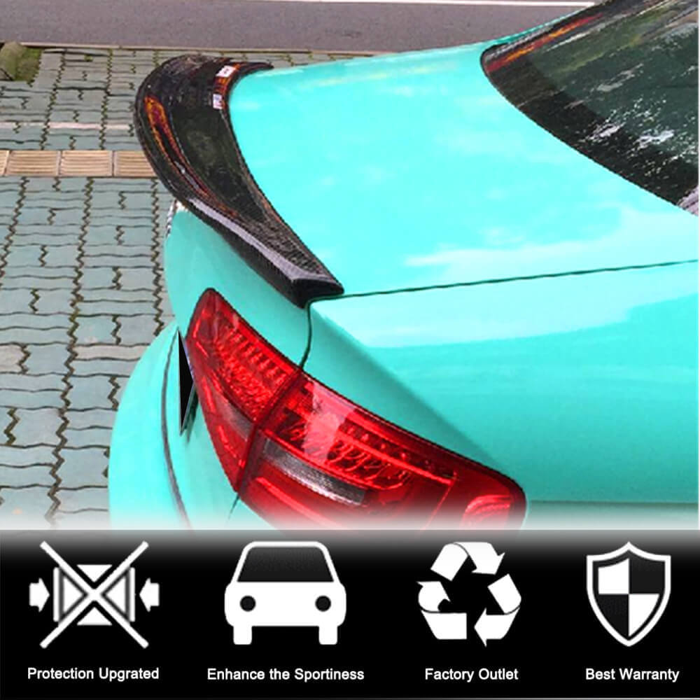 Spoiler V2 Convertible Carbon for Audi A5 2007-2015 - image 2