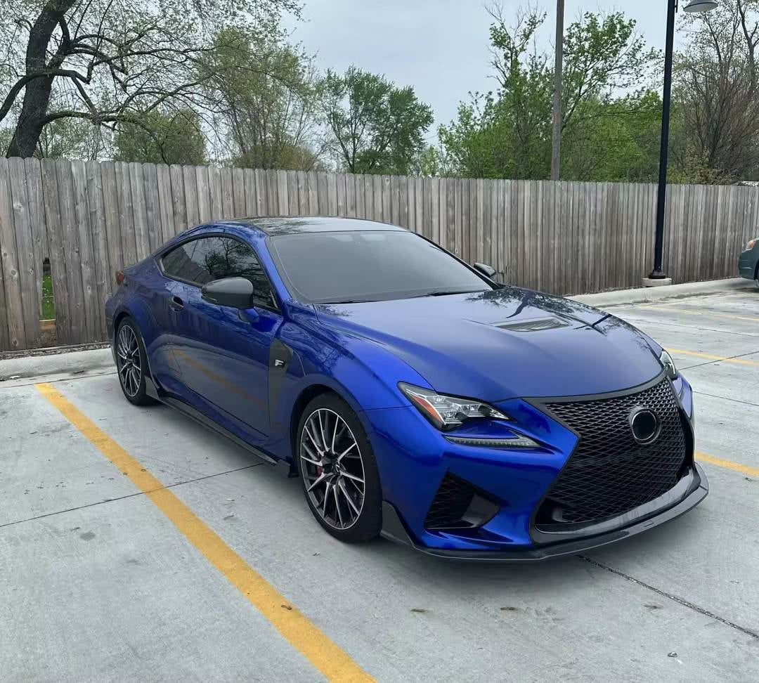 Side Skirts (for RC F 2014-2018, Carbon) for Lexus RC 200t 2014- - image 2