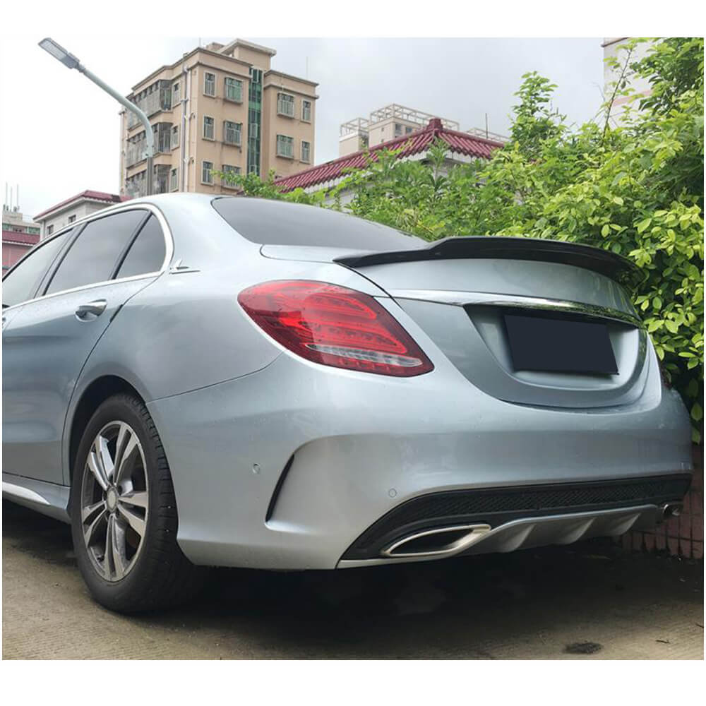 Spoiler V8 (for SD 2015-2021, Carbon) for Mercedes C-сlass W205 2014-2021 - image 2