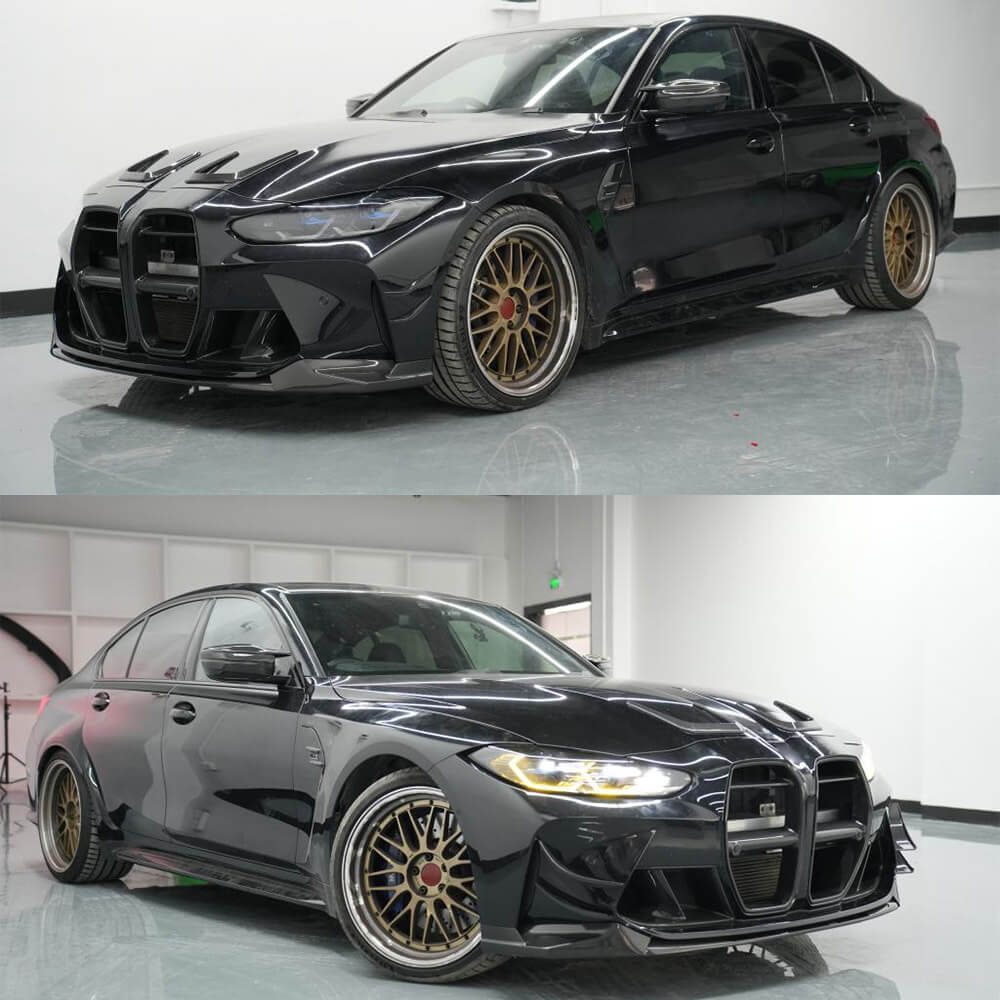 Front Bumper Lip V1 for G80 Carbon for BMW 3 Series G20/G21 2018- - image 2
