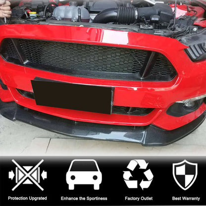 Front Grille (2015-2017, Carbon) for Ford Mustang 2015-2023 - image 2