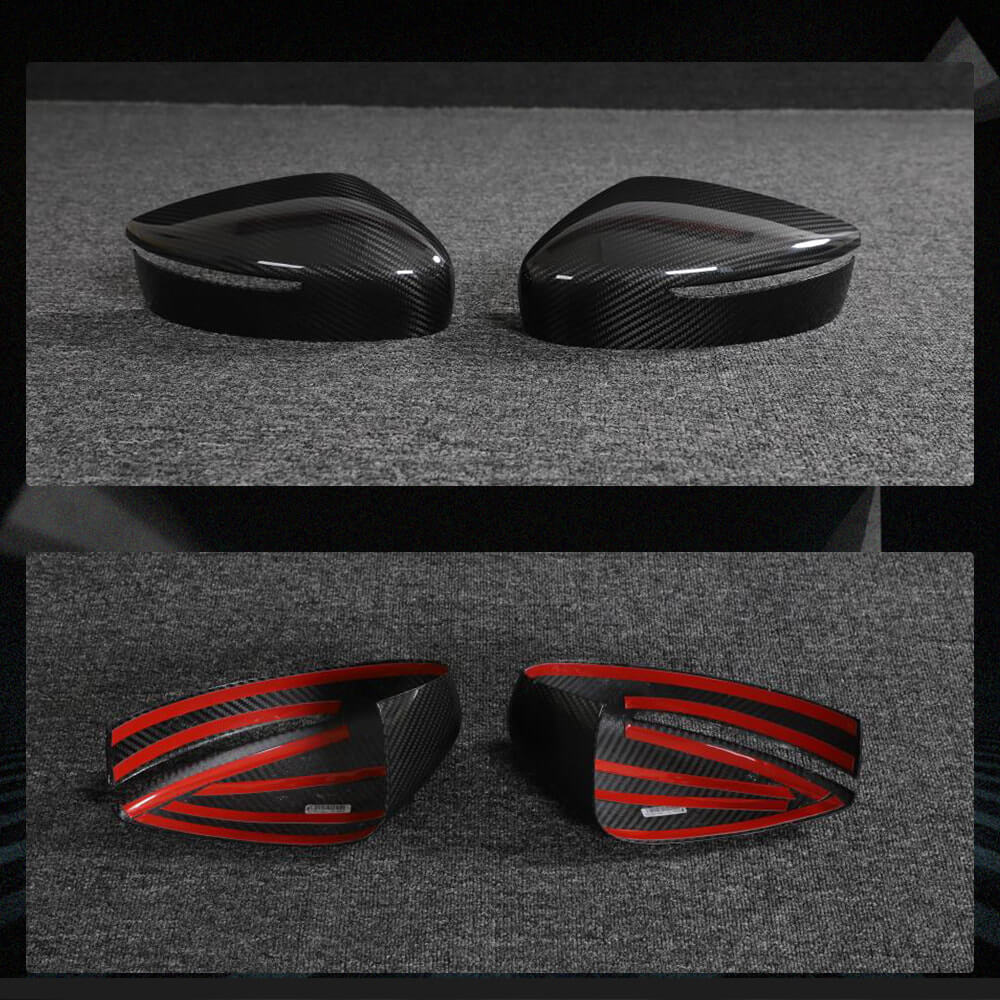 Mirror covers (Carbon) for Nissan 400Z - image 2