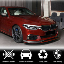 Front Bumper Splitters Carbon Fiber V3 (for M-Sport 2017-2020) for BMW 5 Series G30/31 2017-2023 - image 2