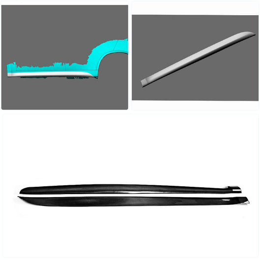 Side Skirts Dry Carbon Fiber (for M-Sport) for BMW X5 F-15 2013-2018 - image 2