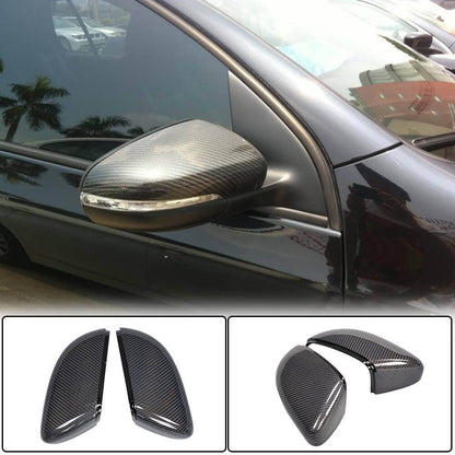 Mirror Covers V1 (for HB 2010-2013, Carbon) for Volkswagen Golf 6 2008-2014 - image 2