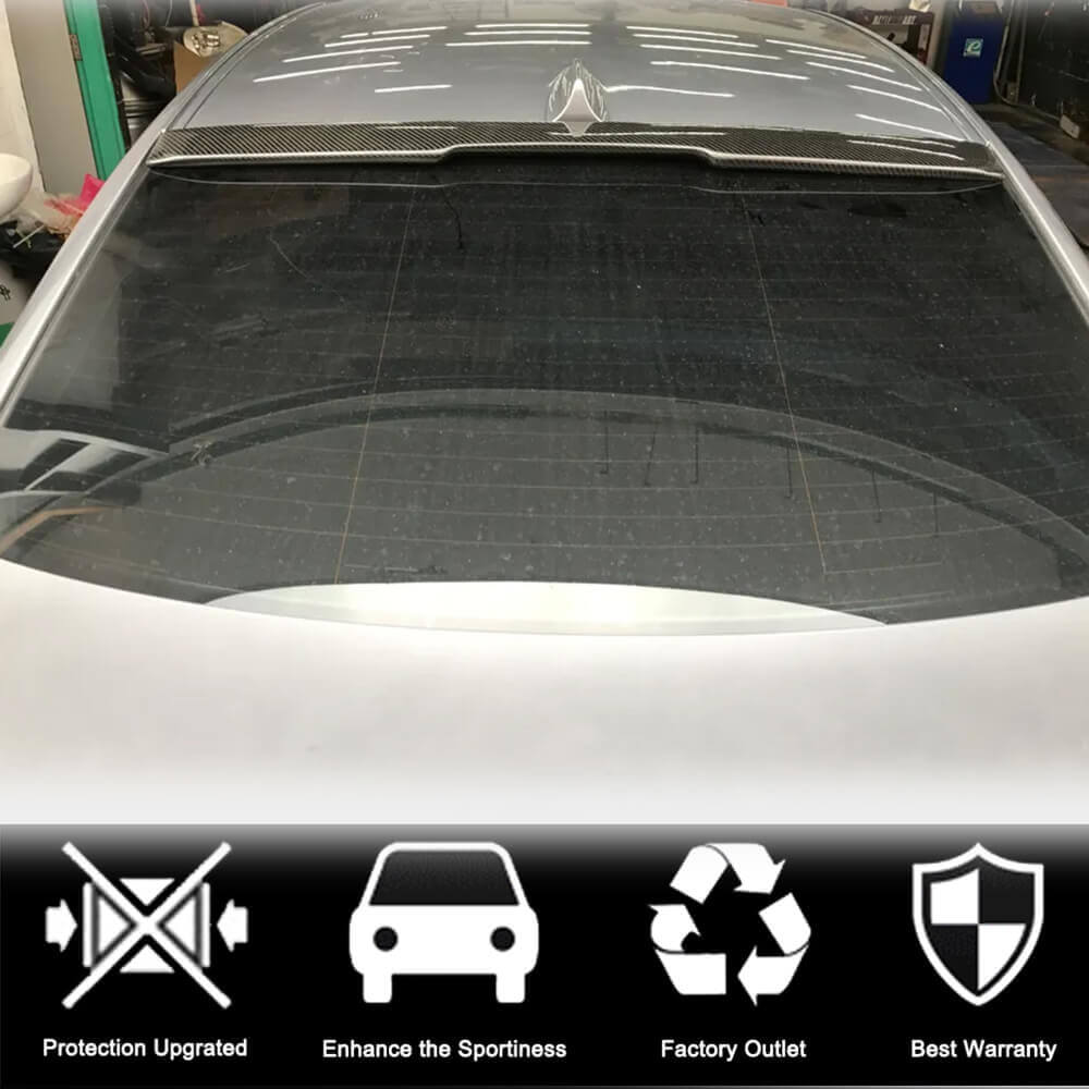 Rear Roof Spoiler Carbon Fiber (E60) for BMW 5 series E-60/61 2003-2010 - image 2