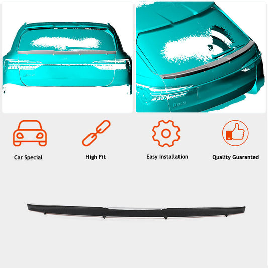 Rear Trunk Spoiler Dry Carbon Fiber for Audi A6 C8 2018- - image 2