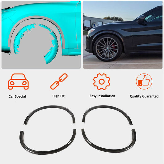 Fender Flares (2017-2023, Carbon) for Alfa Romeo Stelvio 2016- - image 2