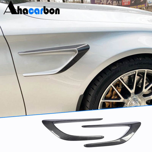 Carbon Front Fender Covers (for Coupe/Cabriolet C63 AMG 2015-2019) for Mercedes C-сlass W205 2014-2021 - image 2