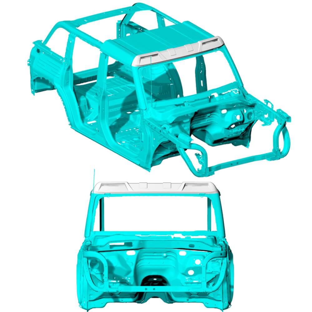 Windshield visor (Carbon) for Ford Bronco - image 2