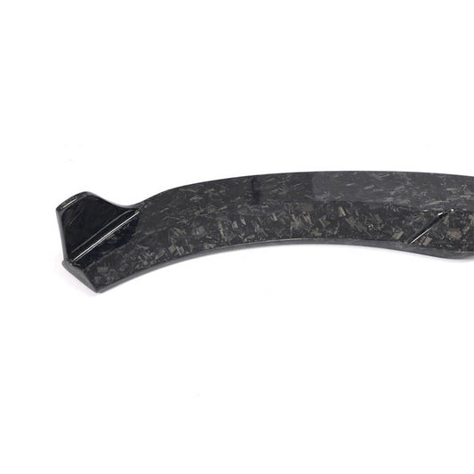 Cover on the front bumper Lip (for A45 AMG HB 2016-2018, Carbon) for Mercedes A-class W176 2012-2018 - image 2