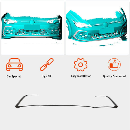 Covers on the front bumper (for GTI HB, Dry carbon) for Volkswagen Golf 8 - image 2