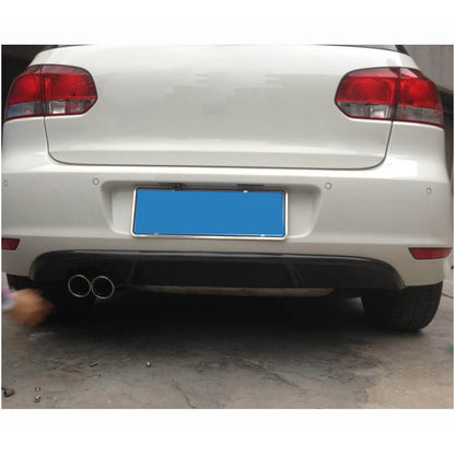 Rear Bumper Diffuser V1 for Base HB 2010-2013, Carbon for Volkswagen Golf 6 2008-2014 - image 2