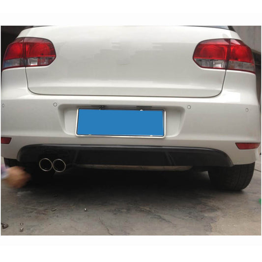 Rear Bumper Diffuser V1 for Base HB 2010-2013, Carbon for Volkswagen Golf 6 2008-2014 - image 2