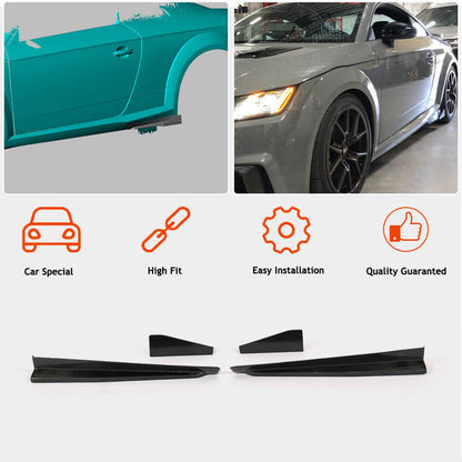 Side Skirts (2014-2019, Carbon) for Audi ТТ 2014-2023 - image 2
