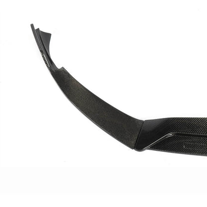 Front Bumper Lip V3 for AMG-Line SD 2018-2021 Carbon for Mercedes A-сlass W177 2018- - image 2