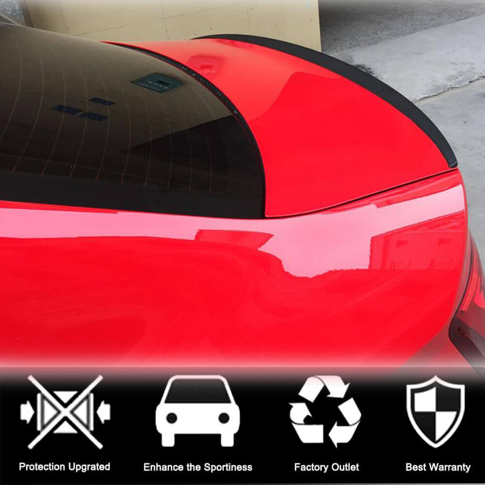 V8 Rear Spoiler (for Sedan) for Audi A3 2012-2020 - image 2