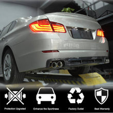 Rear Bumper Diffuser for F10 Base 2010-2013, Carbon for BMW 5 Series F-10/11/07 2010-2016 - image 2