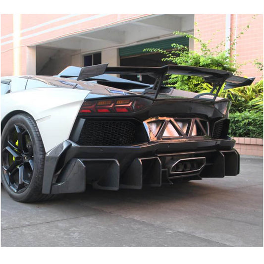 Rear Bumper Carbon Fiber for Lamborghini Aventador - image 2