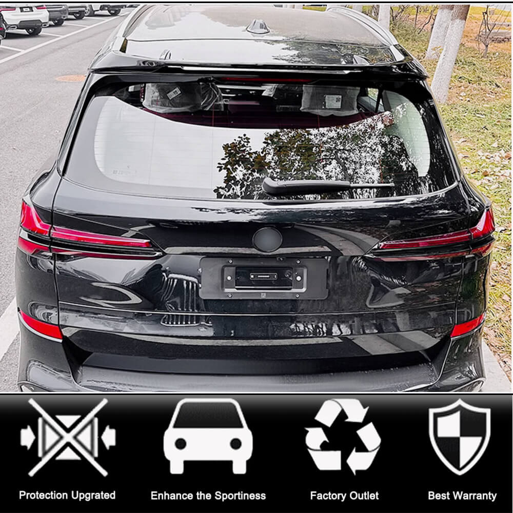 Rear Window Spoiler LCI-Style V5 (Gloss Black) for BMW X5 G05 2019- - image 2