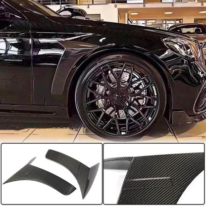 Carbon Front Fender Covers (2014-2017) for Mercedes S-сlass W222 2013-2022 - image 2