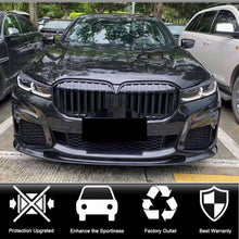 Front Bumper Lip V2 for M-Sport 2019-2022, Carbon for BMW 7 Series G11/G12 2015-2022 - image 2
