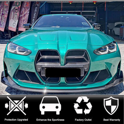 Front Bumper Lip Carbon Fiber V8 (for G80) for BMW 3 series G20/21 2018- - image 2