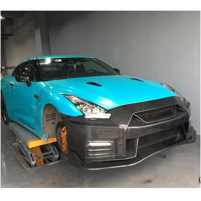 Front Bumper (2009-2015, Carbon) for Nissan GT-R 2008-2025 - image 2