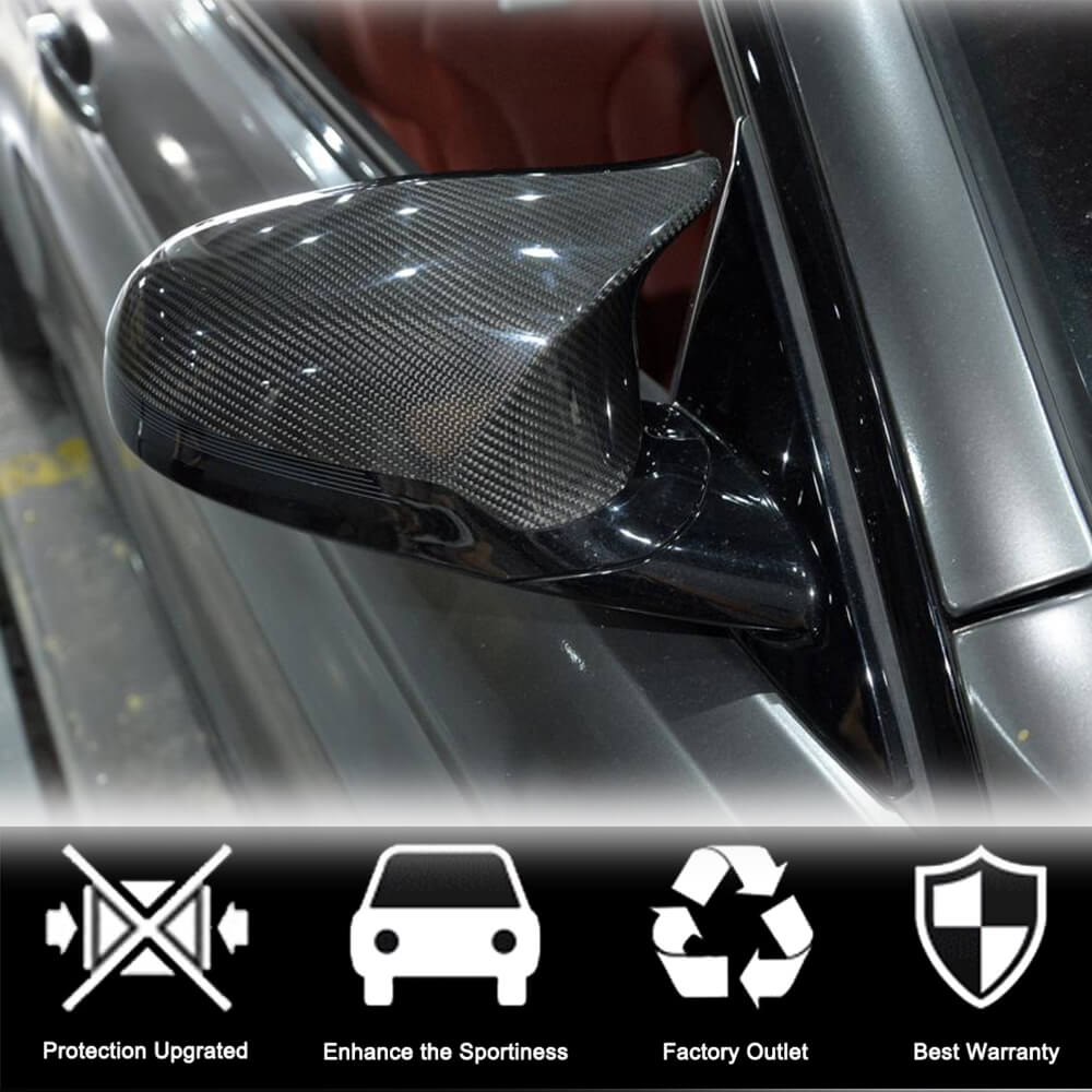 Mirror Covers V2 (for F80, Carbon) for BMW 3 Series F30/F31 2012-2019 - image 2