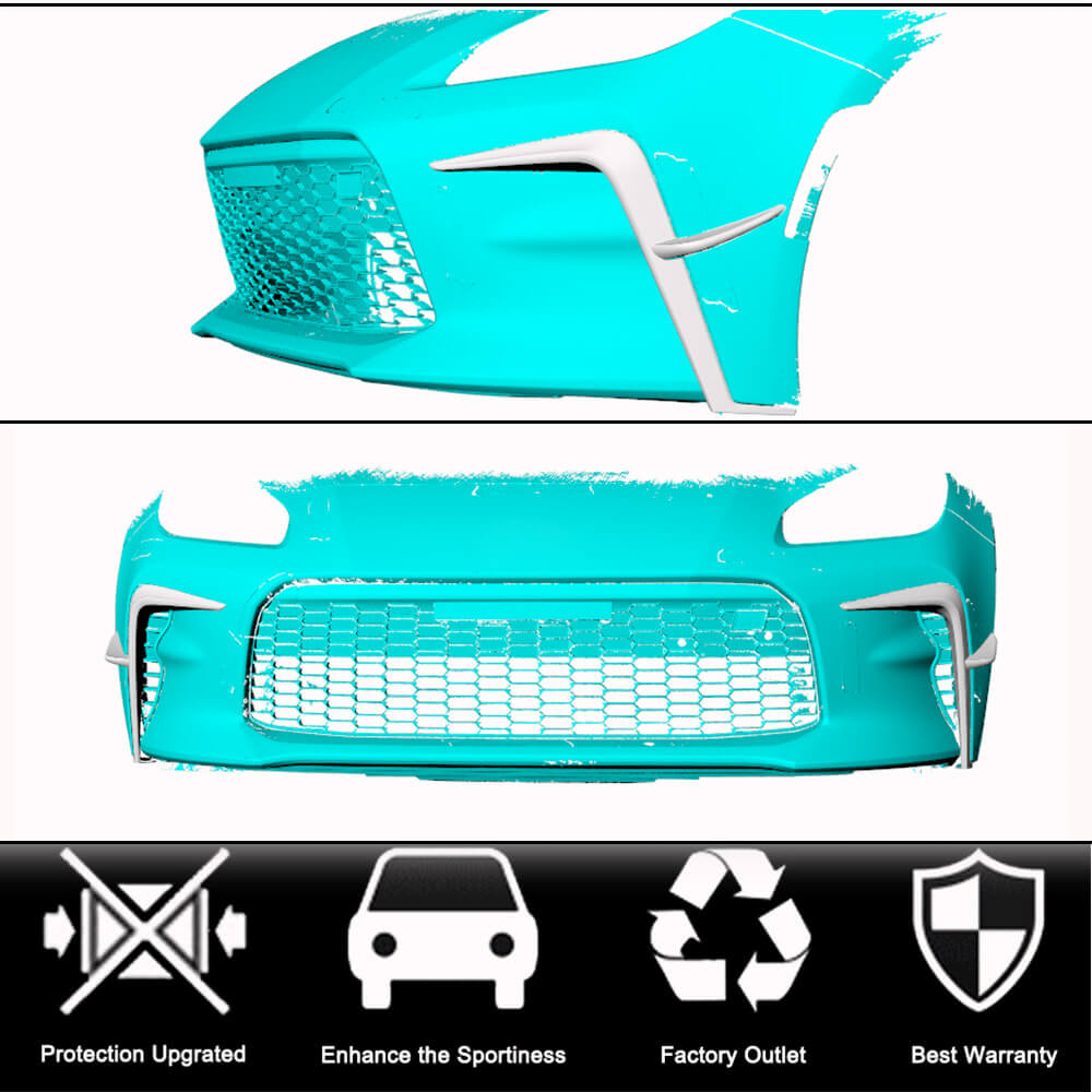 Covers on the front bumper (Carbon) for Subaru BRZ 2021- - image 2