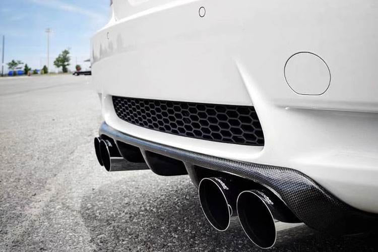 Rear Bumper Diffuser Carbon Fiber V5 (for E92/E93 M3) for BMW 3 series E-90/91/92/93 2005-2011 - image 2