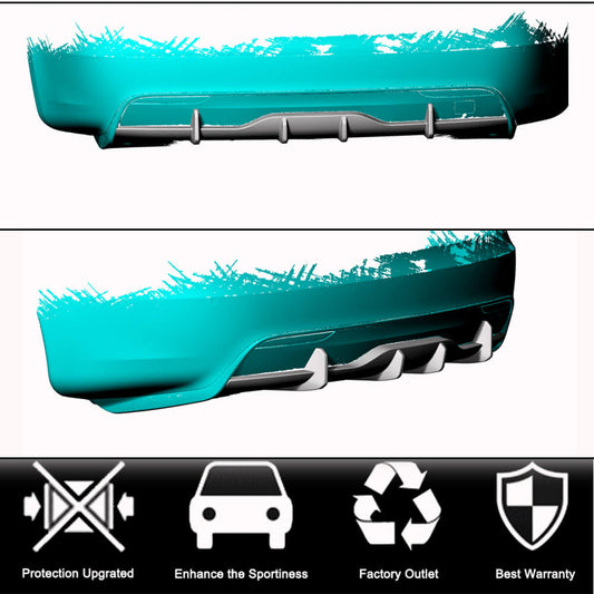Rear Bumper Diffuser Carbon Fiber (for Plaid 2021-2024) for Tesla Model S - image 2