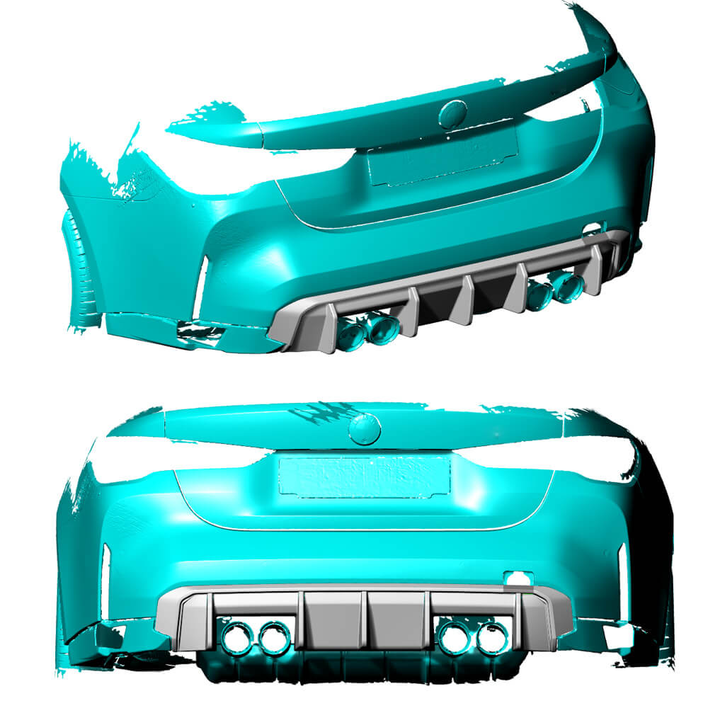 Rear Bumper Diffuser V1 (for G80, Carbon) for BMW 3 Series G20/G21 2018- - image 2