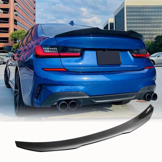 Rear Trunk Spoiler Dry Carbon Fiber V9 (SD) for BMW 3 series G20/21 2018- - image 2