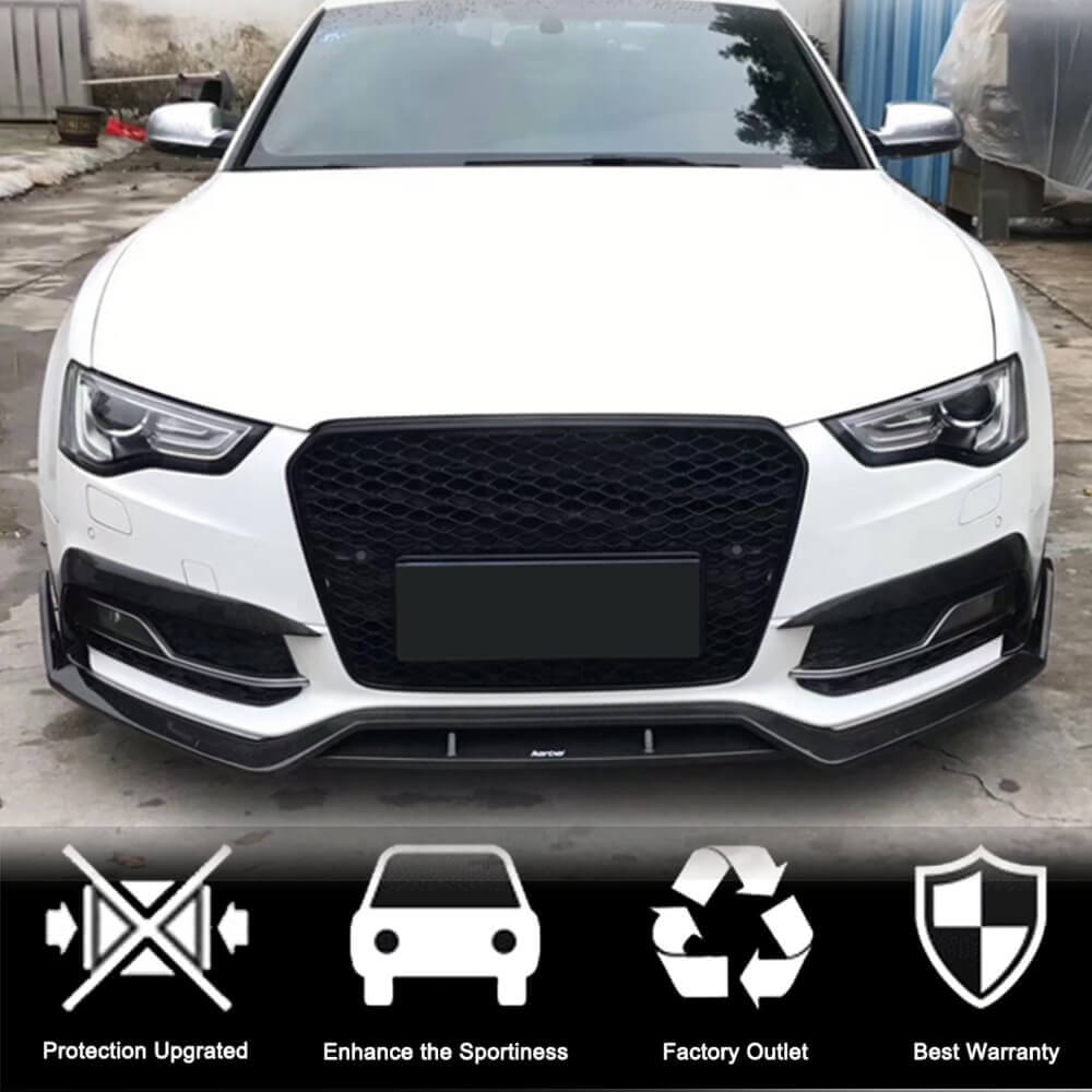 Fog light covers (for S-Line 2012-2015, Carbon) for Audi A5 2007-2015 - image 2
