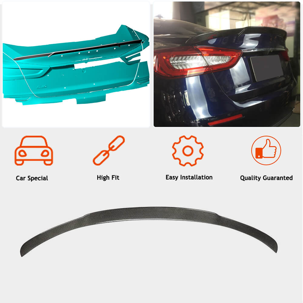 Spoiler V2 (Carbon) for Maserati Quattroporte 2013-2023 - image 2