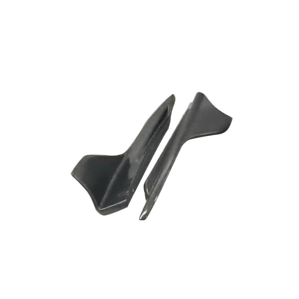 Covers on the rear bumper Flap (for F-Sport Base 2016-2020, Carbon) for Lexus IS 2013- - image 2