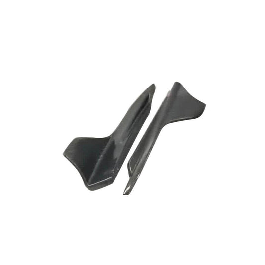 Covers on the rear bumper Flap (for F-Sport Base 2016-2020, Carbon) for Lexus IS 2013- - image 2