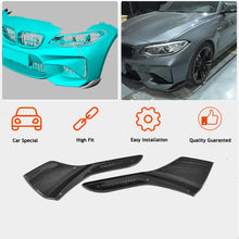 Front Bumper Flap Extensions (for F87 M2/M2C, Carbon) for BMW 2 Series F22/F23 2014-2021 - image 2