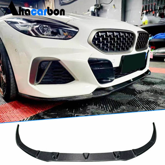 Front Bumper Lip Carbon Fiber V4 (M-Sport) for BMW Z4 (G29) 2018- - image 2