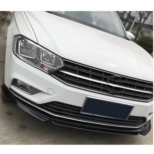 Front Bumper Lip Spoiler (for Base 2017-2020, Carbon) for Volkswagen Golf 7/E-Golf 2012-2020 - image 2