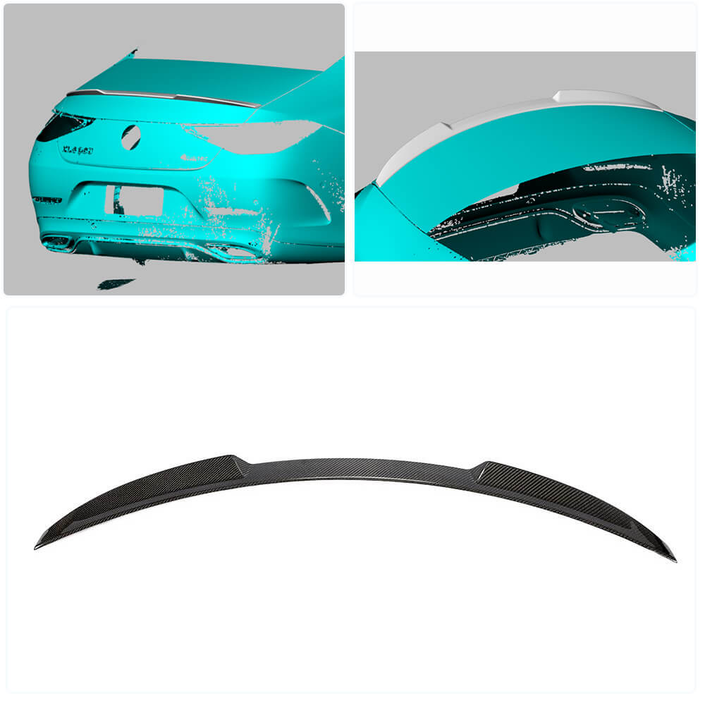 Spoiler V1 (for 2018-2020, Carbon) for Mercedes CLS C257 2018- - image 2