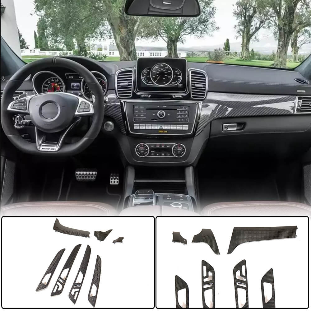 Carbon Interior Inserts (Carbon) for Mercedes GLE coupe C292 2015-2019 - image 2
